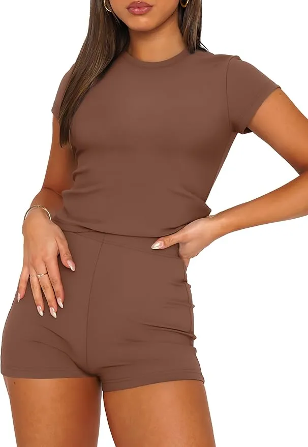 SAMPEEL Womens Two Piece Lounge Sets Casual Summer Outfits